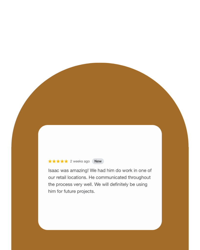 A positive review for a New york city handyman
